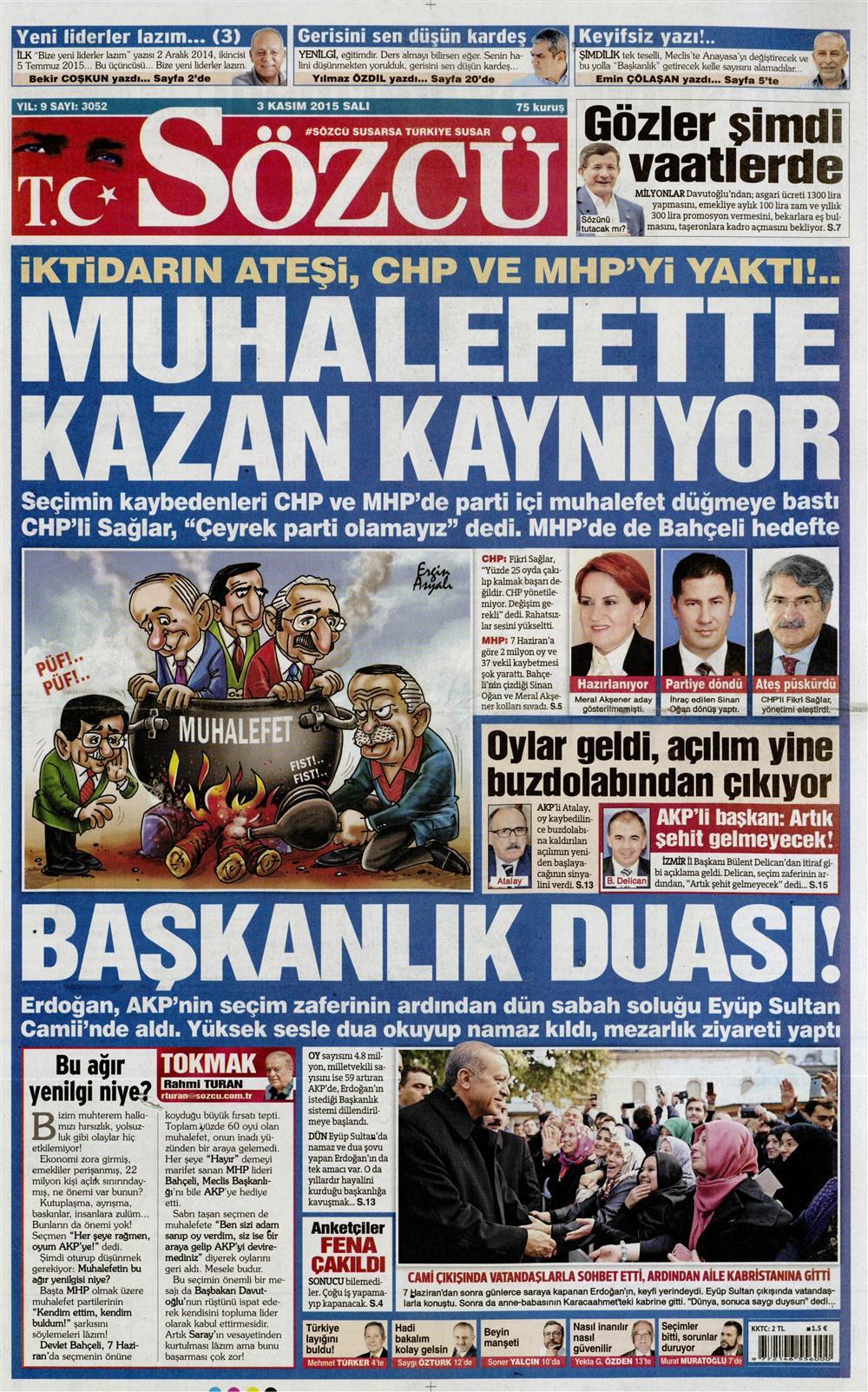 Gazeteler bugün ne yazdı? - 7