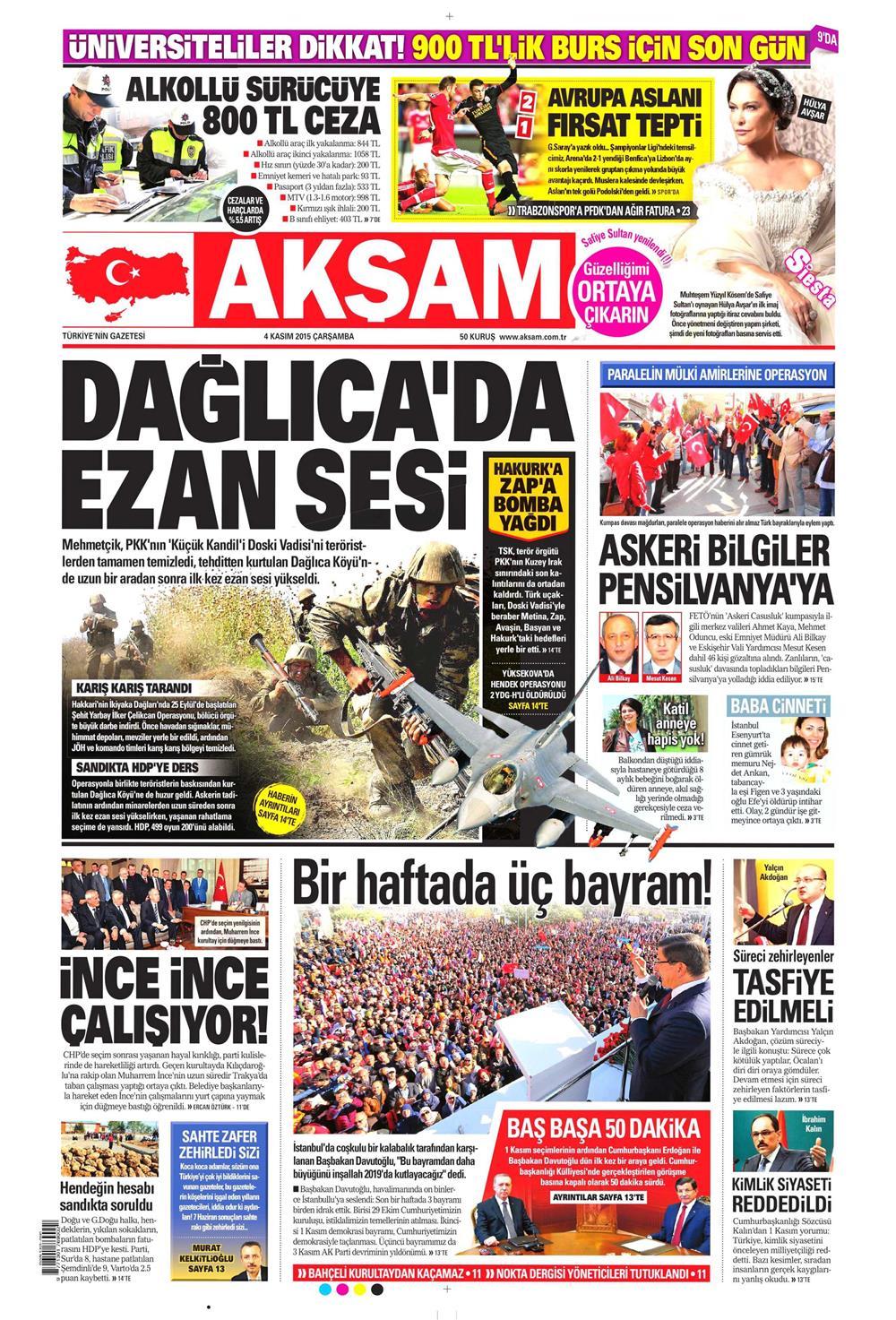 Gazeteler bugün ne yazdı? - 15