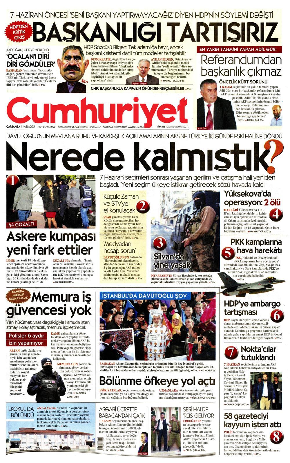 Gazeteler bugün ne yazdı? - 16