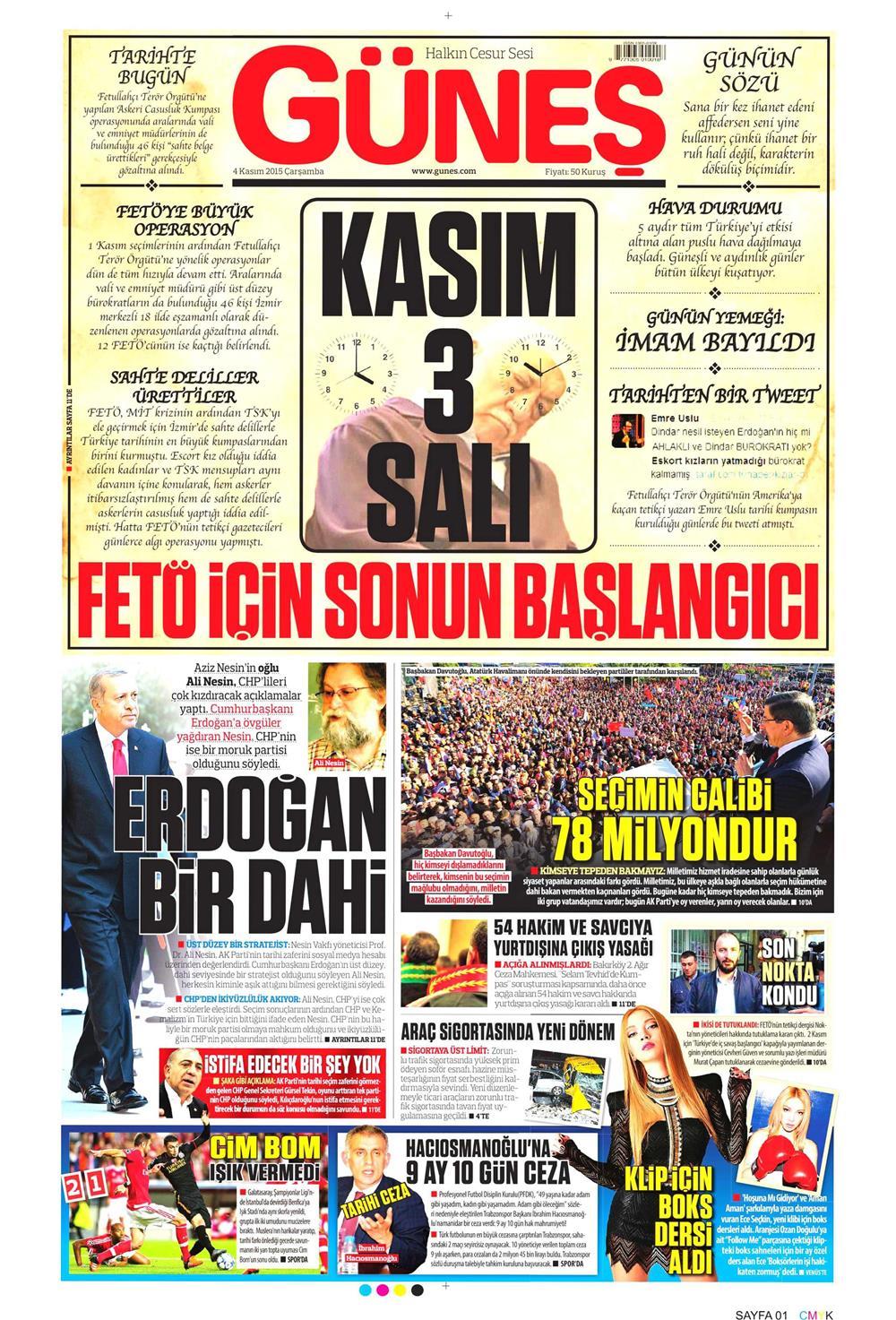 Gazeteler bugün ne yazdı? - 9