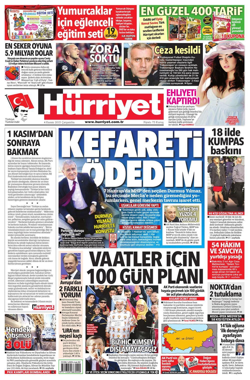 Gazeteler bugün ne yazdı? - 6