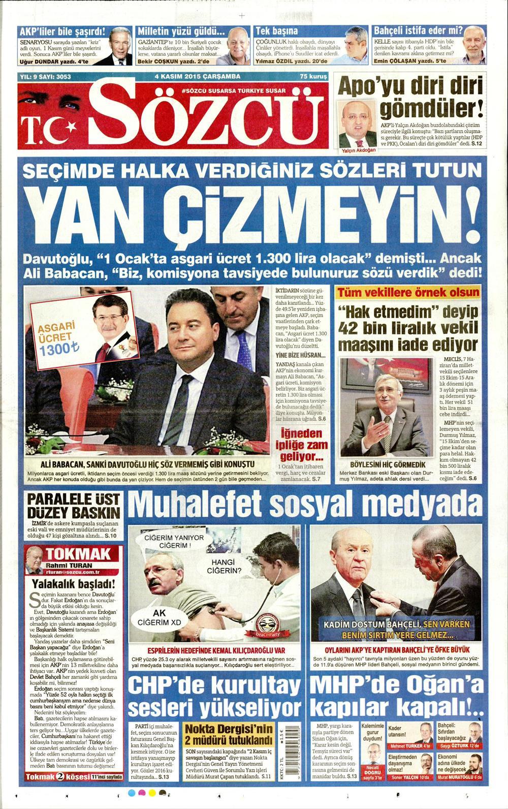 Gazeteler bugün ne yazdı? - 12