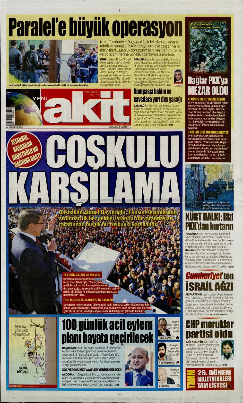 Gazeteler bugün ne yazdı? - 25