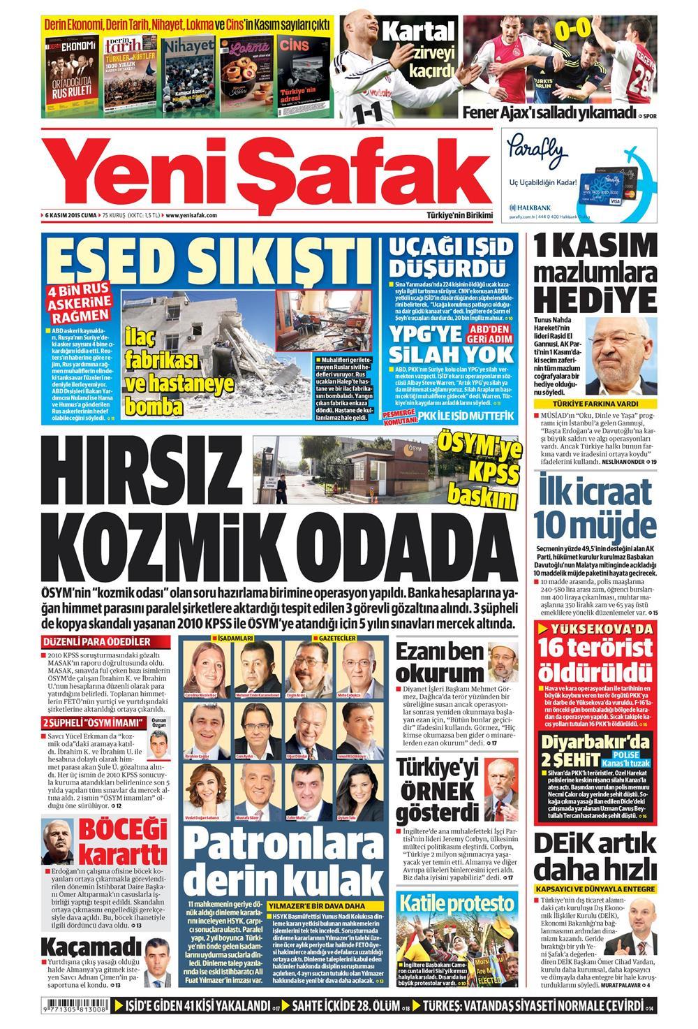 Gazeteler bugün ne yazdı? - 1