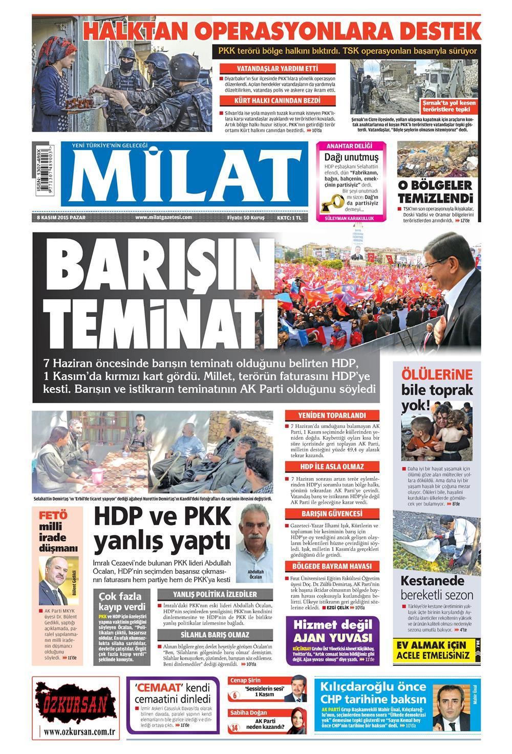 Gazeteler bugün ne yazdı? - 716