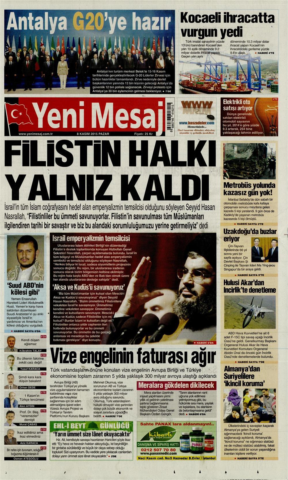 Gazeteler bugün ne yazdı? - 580