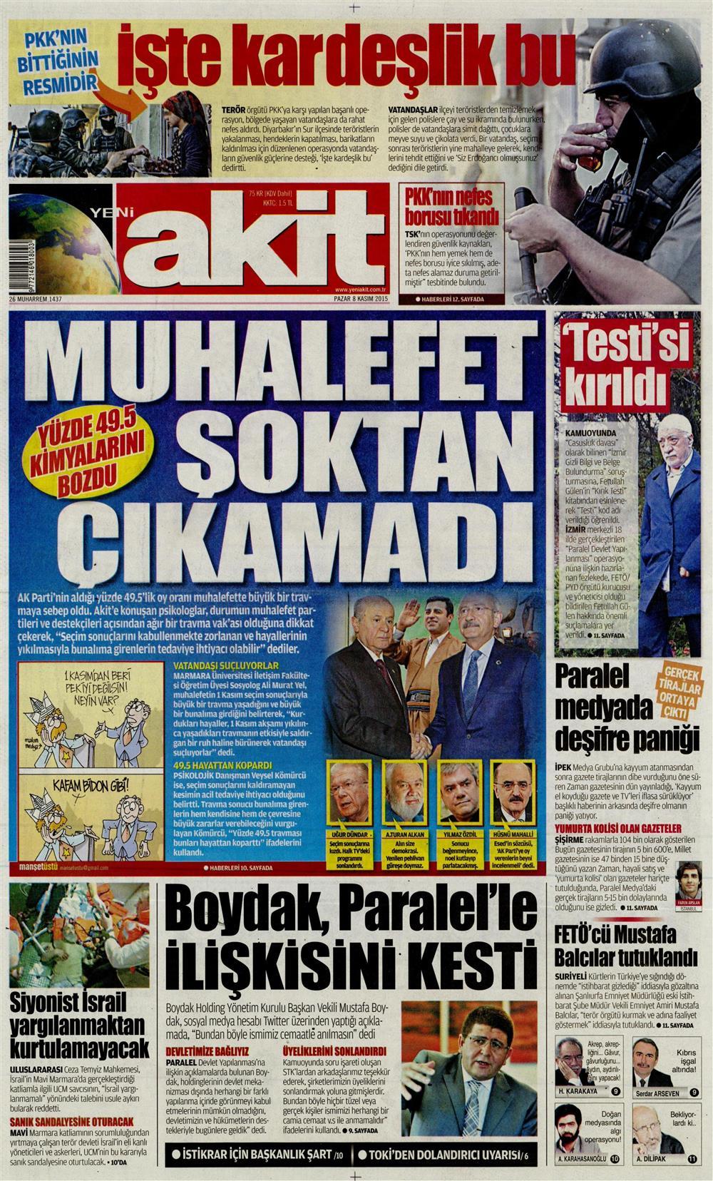 Gazeteler bugün ne yazdı? - 530