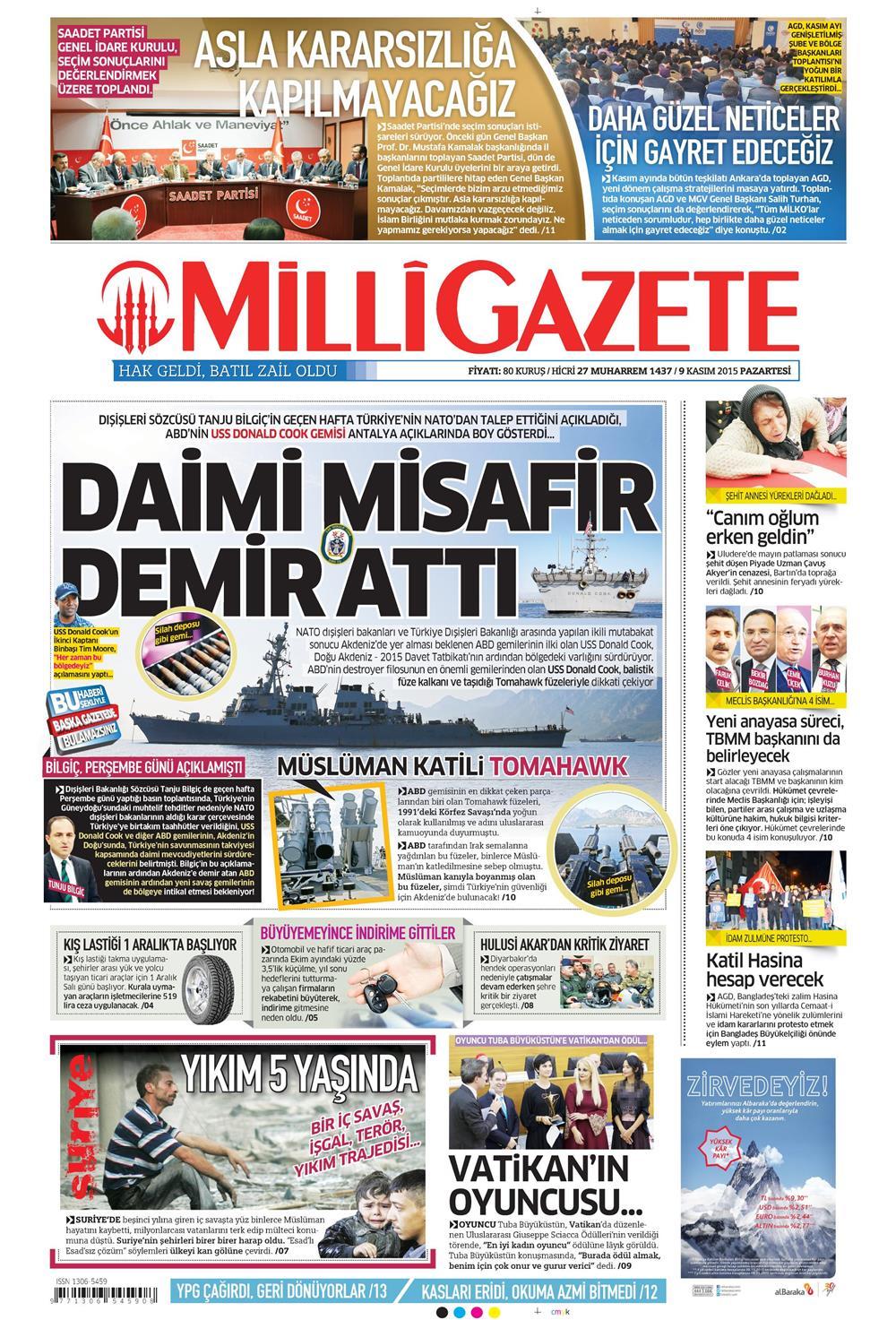 Gazeteler bugün ne yazdı? - 5