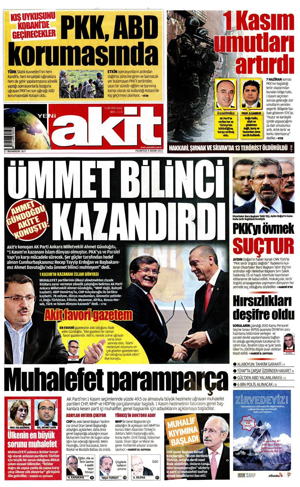 Gazeteler bugün ne yazdı? - 1