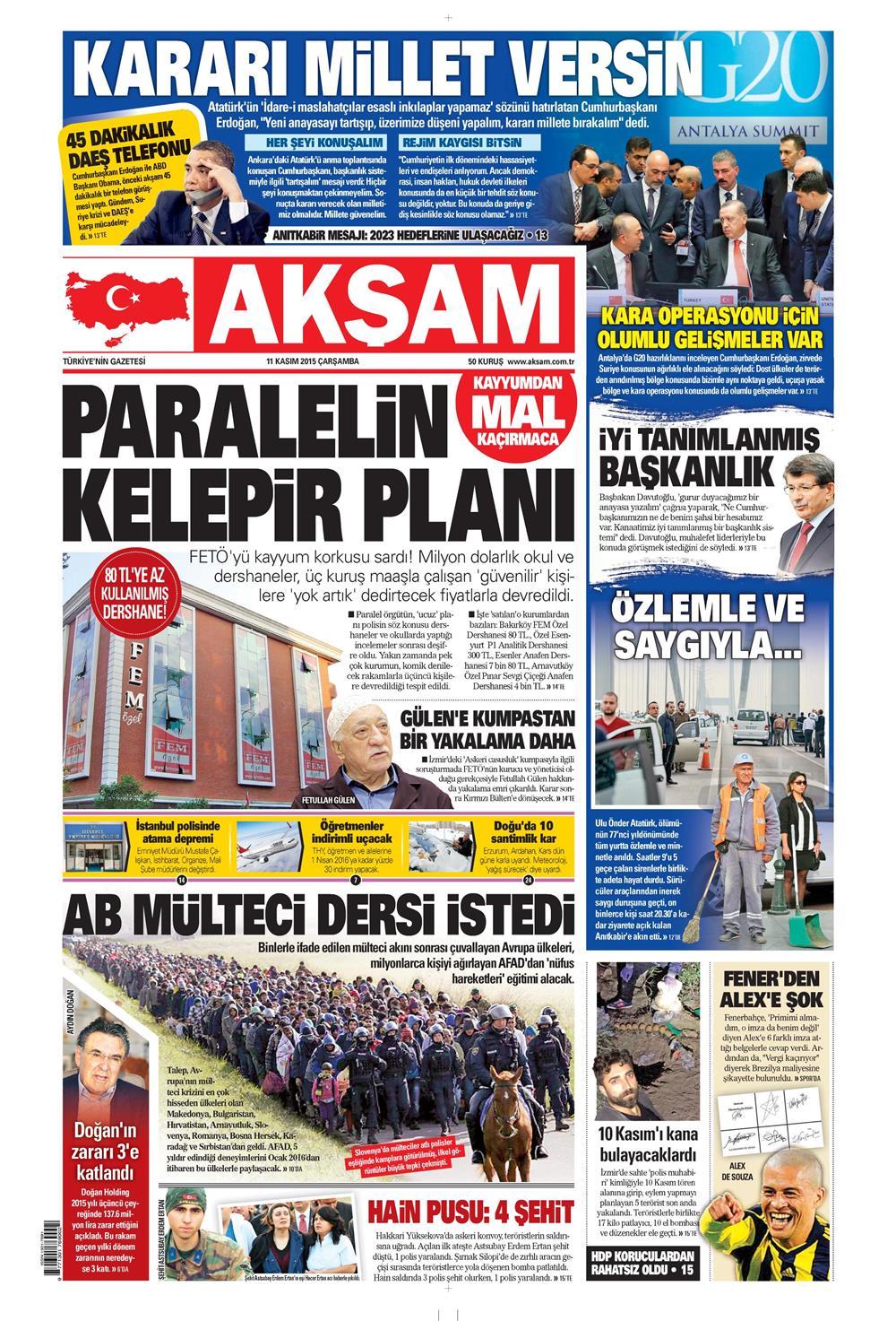 Gazeteler bugün ne yazdı? - 2