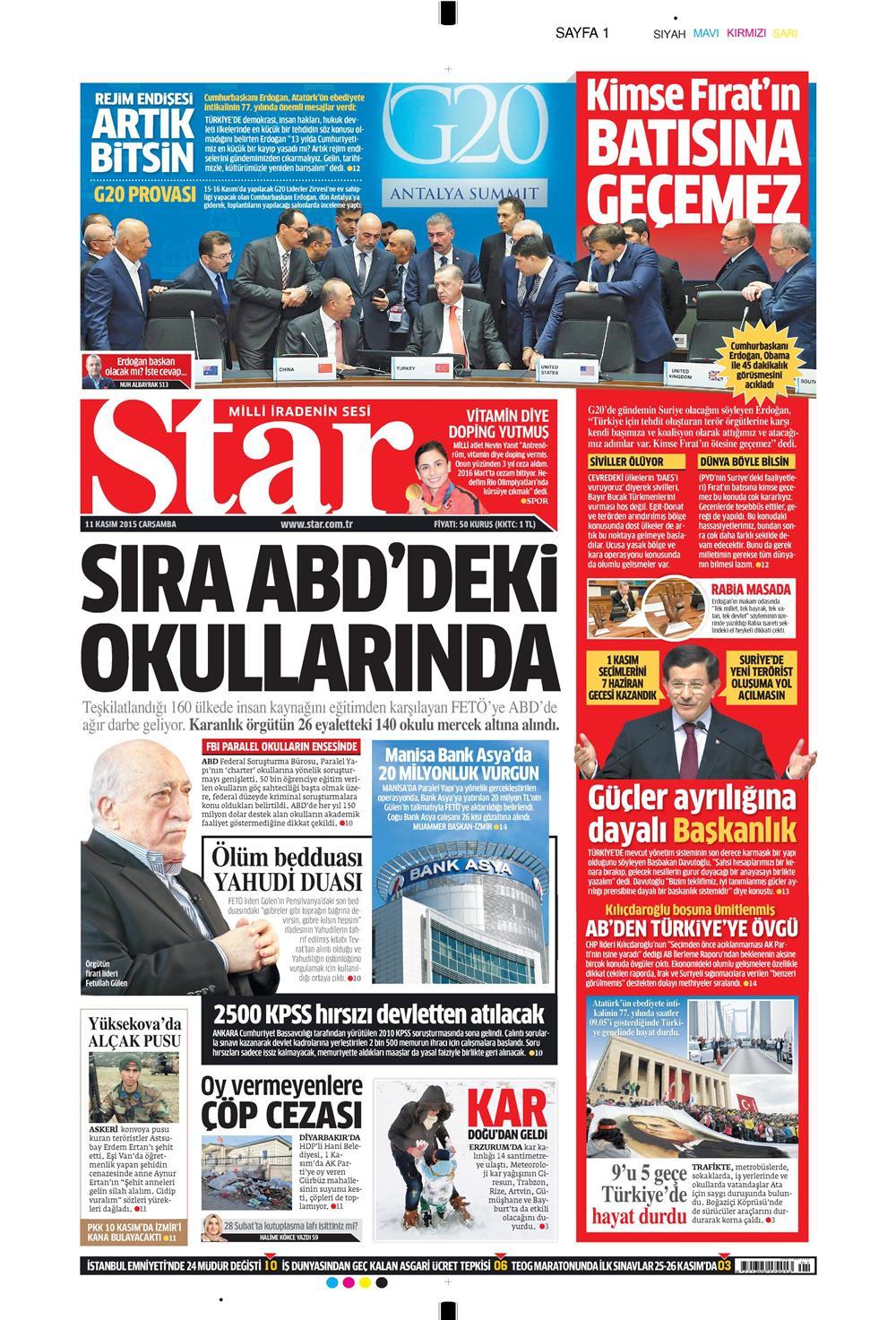 Gazeteler bugün ne yazdı? - 18