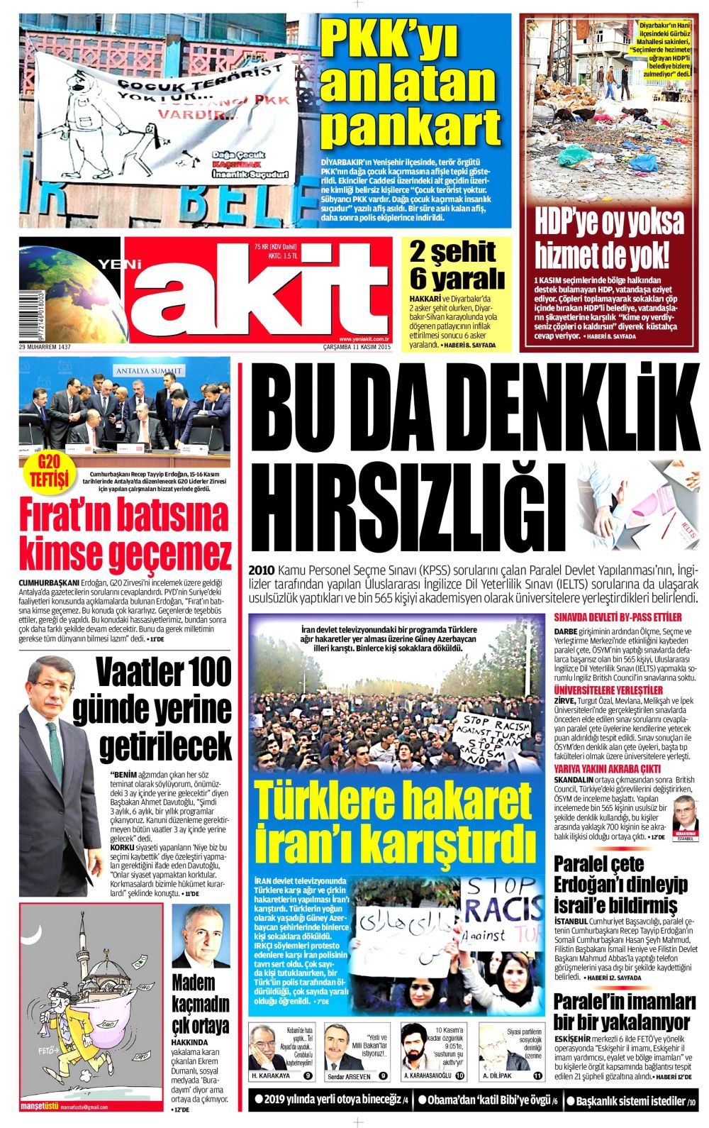 Gazeteler bugün ne yazdı? - 20