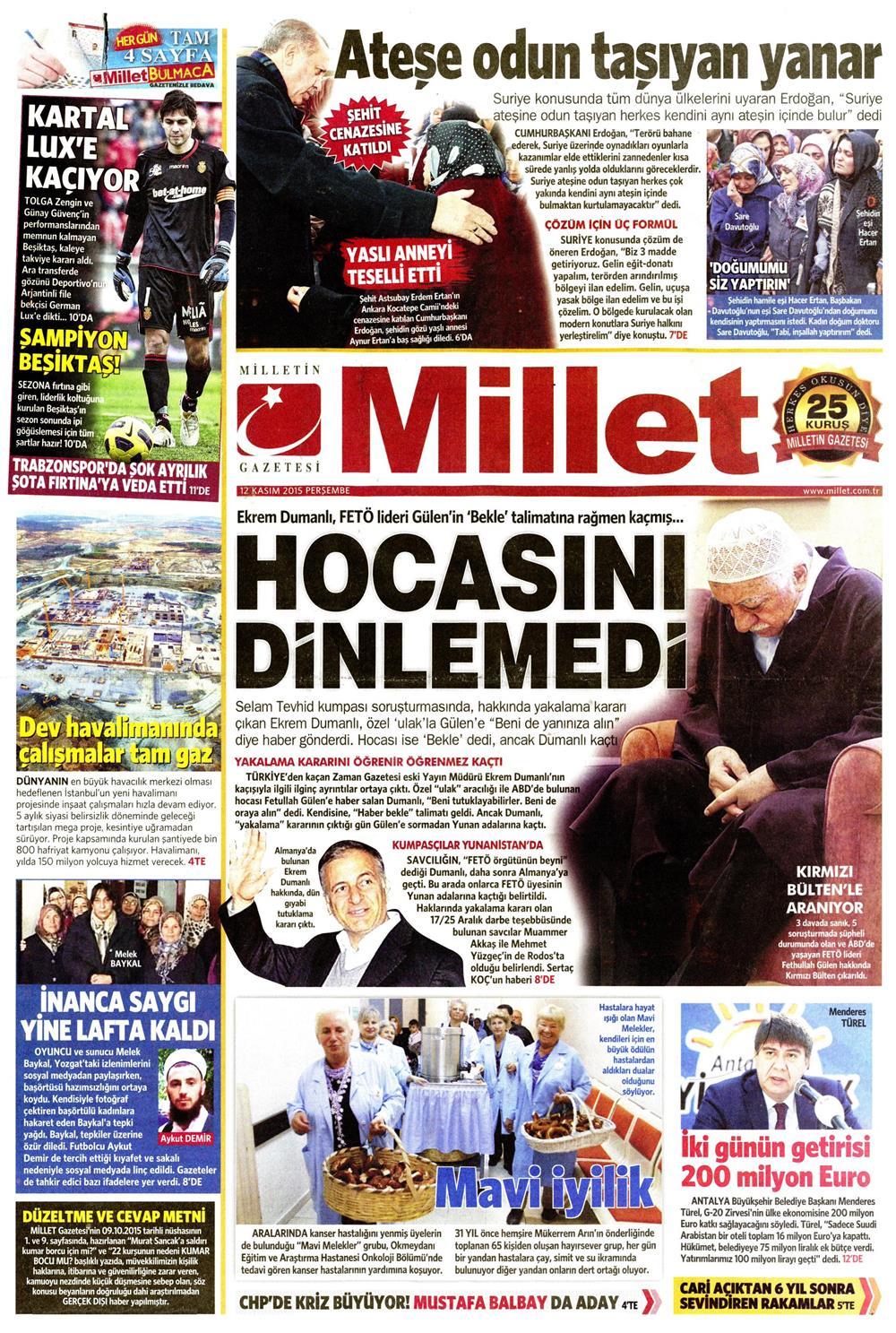 Gazeteler bugün ne yazdı? - 786