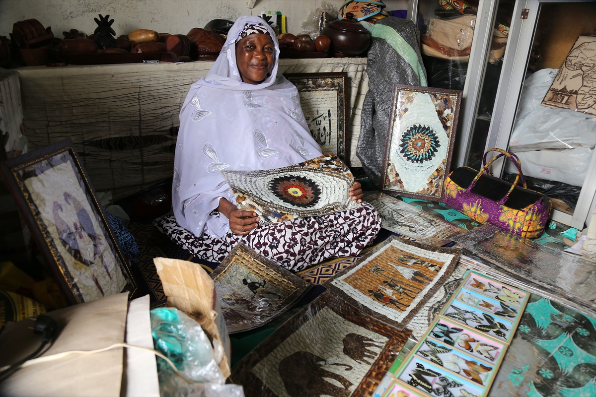 Ölü kelebeklerin kanatlarını sanata dönüştürüyorlar - 0