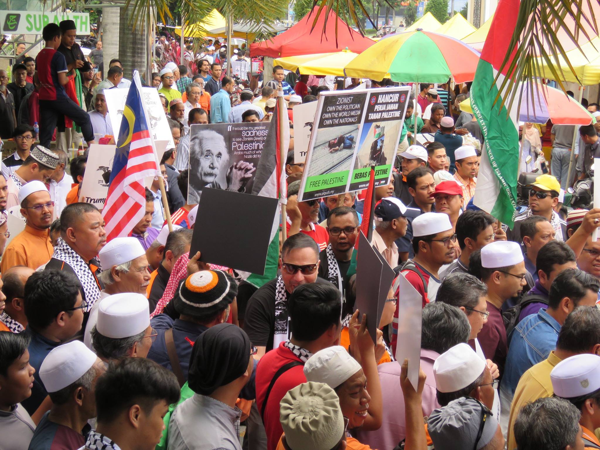 Malezya'da Kudüs protesto - 0