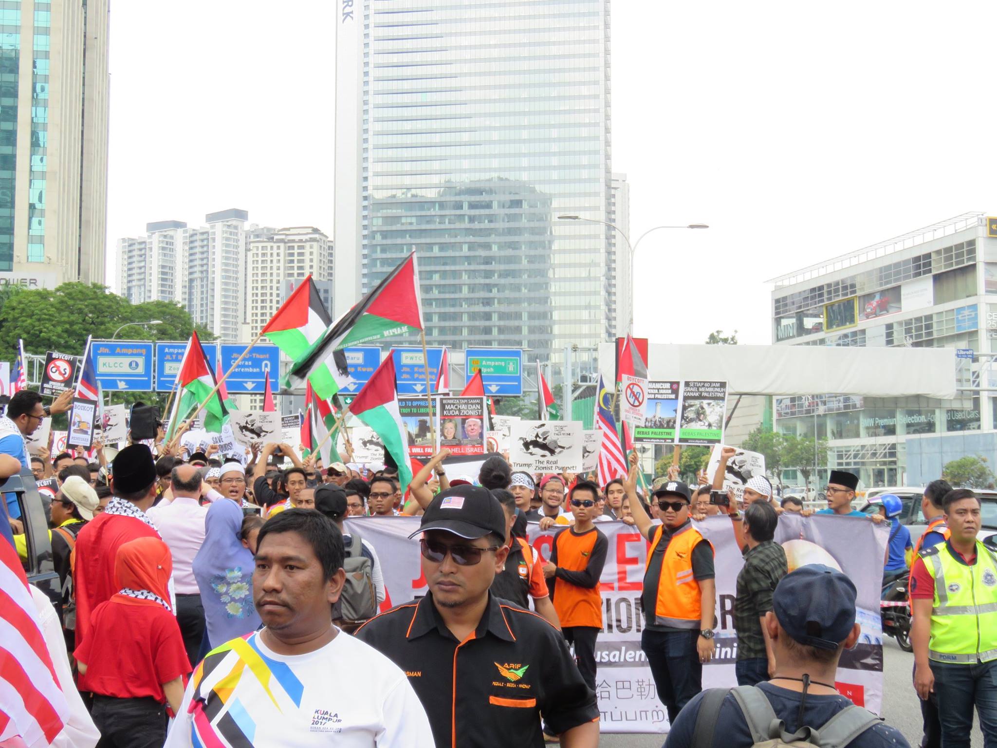Malezya'da Kudüs protesto - 0