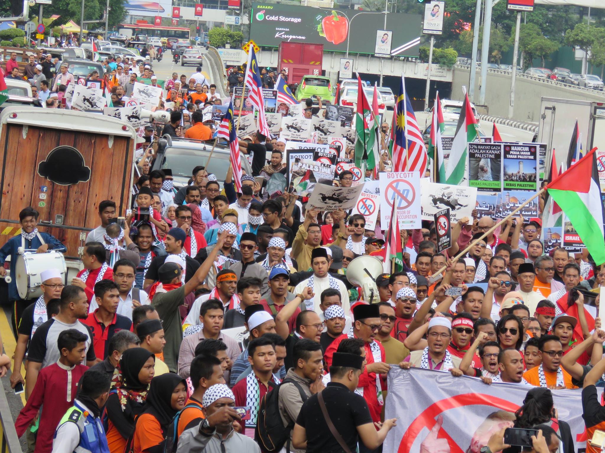Malezya'da Kudüs protesto - 0