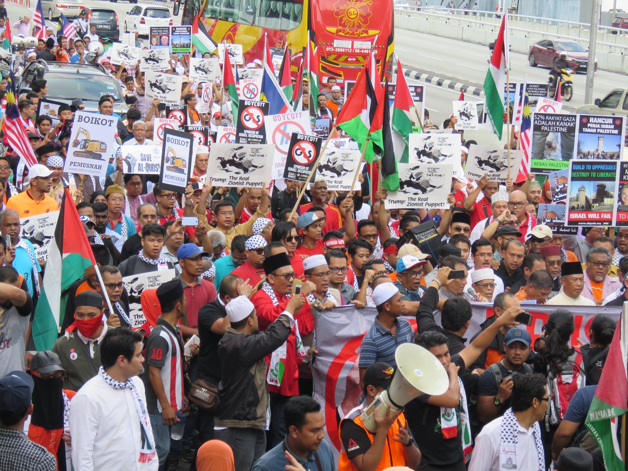 Malezya'da Kudüs protesto - 0