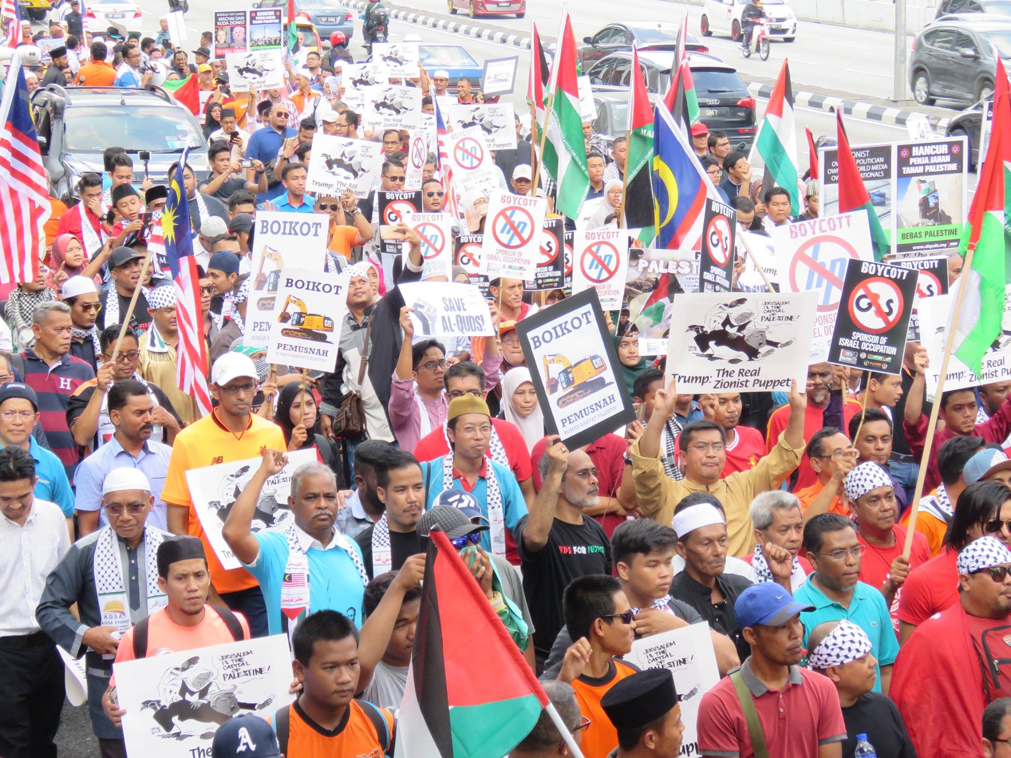 Malezya'da Kudüs protesto - 0