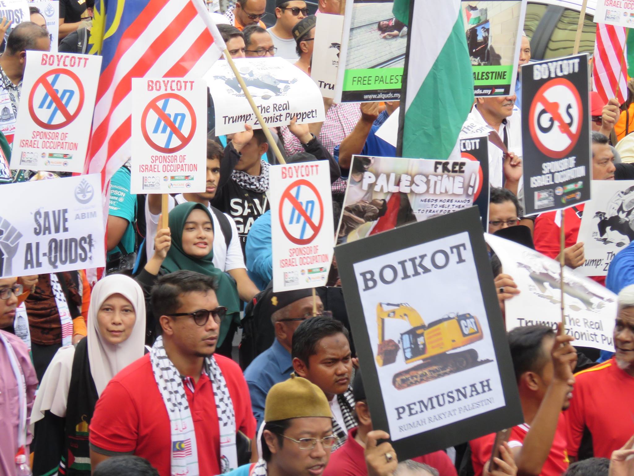 Malezya'da Kudüs protesto - 0