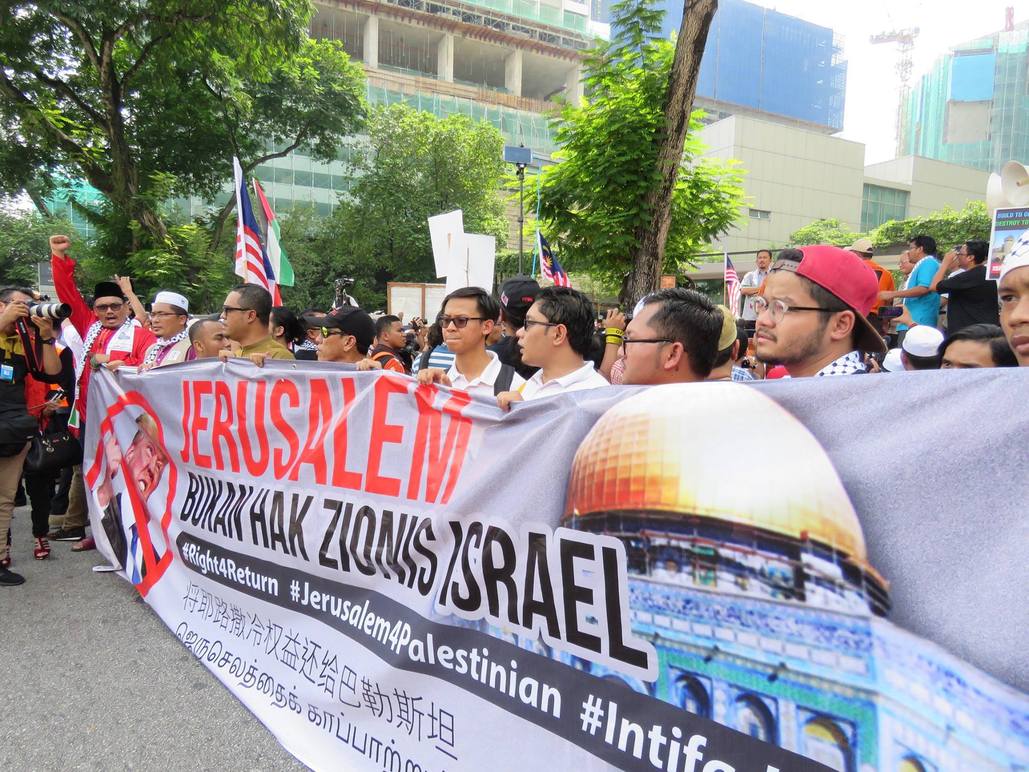 Malezya'da Kudüs protesto - 0
