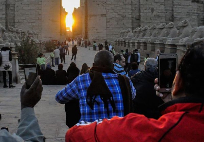 Karnak Tapınağı'na 'kış güneşi' vurdu - 8