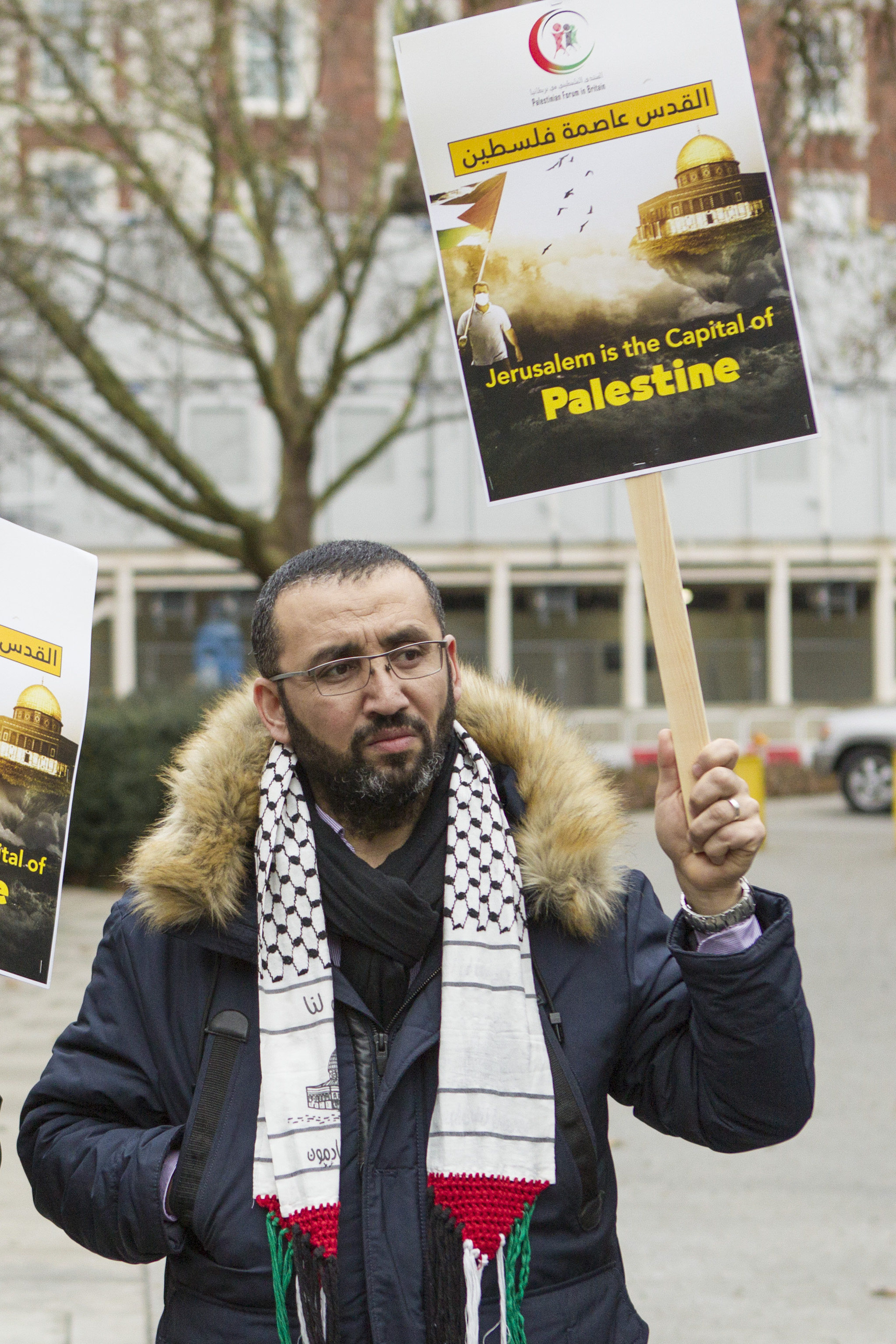 ABD'nin Kudüs kararı Londra'da protesto edildi - 0