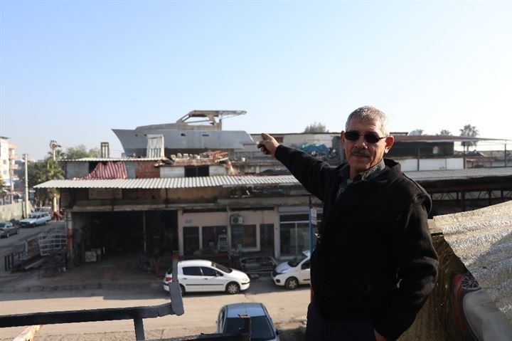 Lüks yatı dama çıkardılar - 3