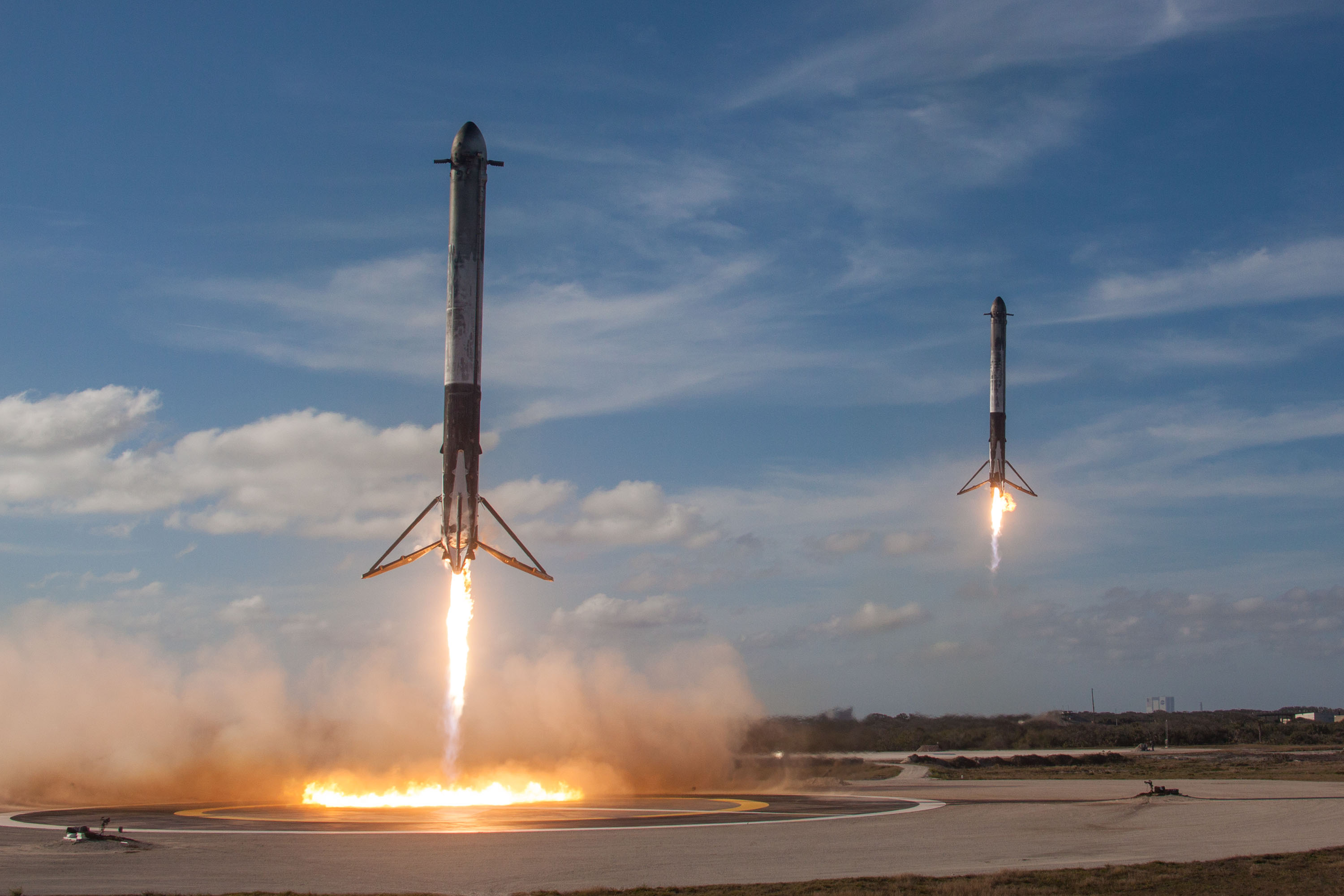 SpaceX roketi fırlatıldı ve planlandığı gibi geri döndü! İşte o anlar - 6