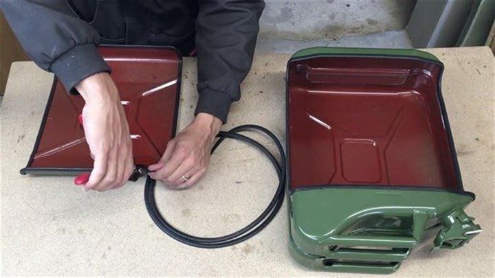 Benzin bidonuyla buzdolabı yaptı - 19