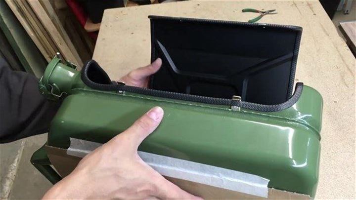 Benzin bidonuyla buzdolabı yaptı - 31