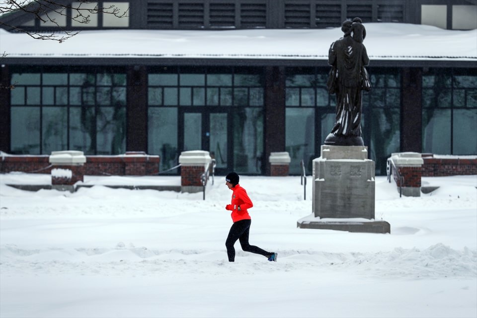 Chicago'yu kar fırtınası vurdu - 3