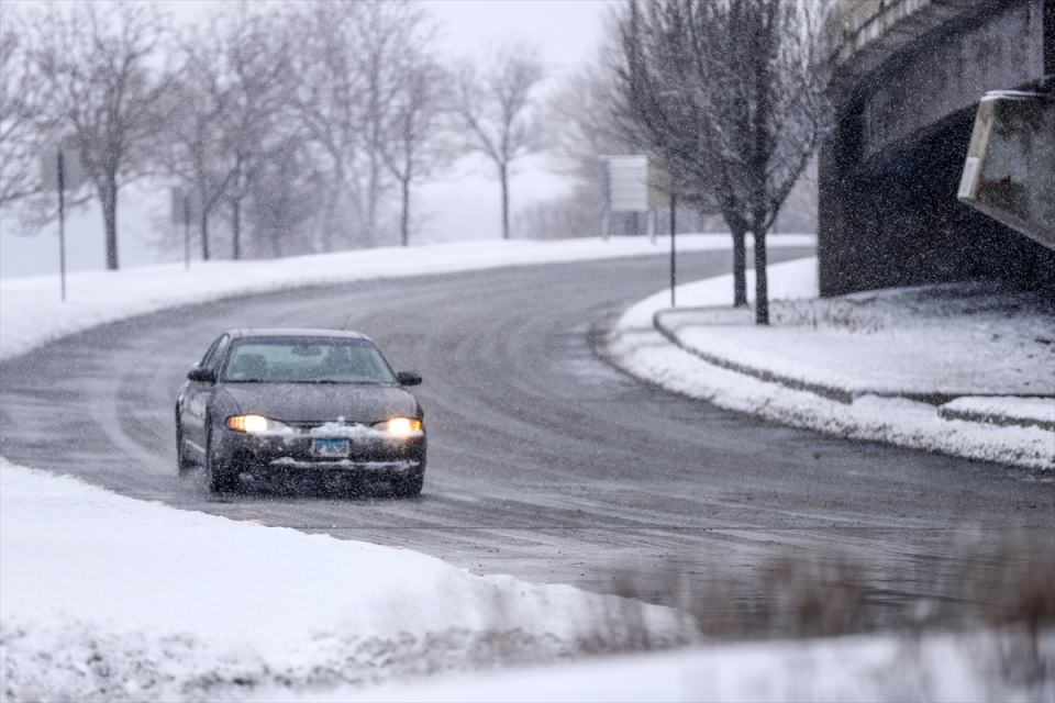 Chicago'yu kar fırtınası vurdu - 12