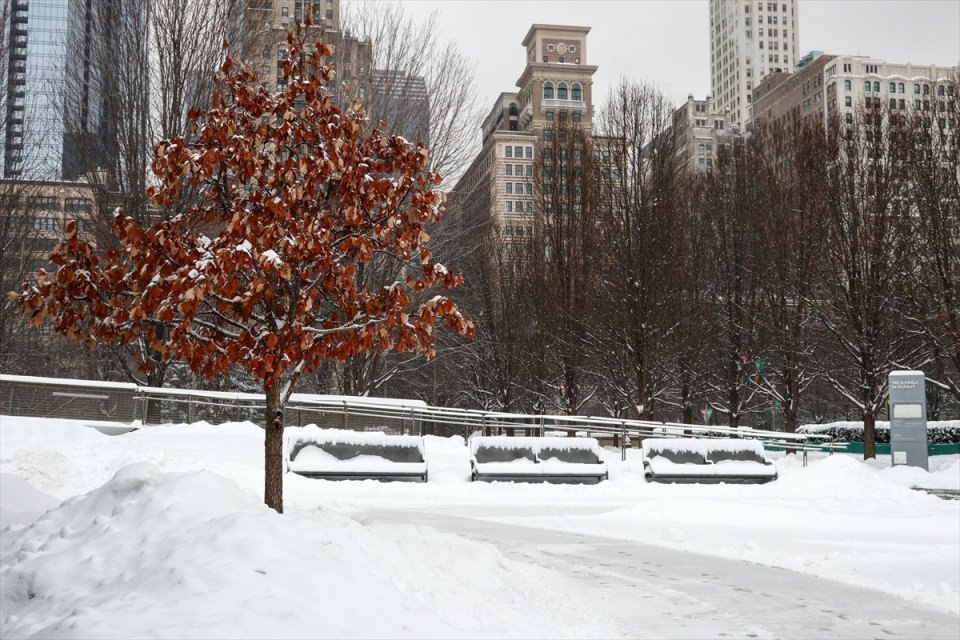 Chicago'yu kar fırtınası vurdu - 14
