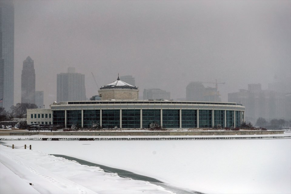 Chicago'yu kar fırtınası vurdu - 21
