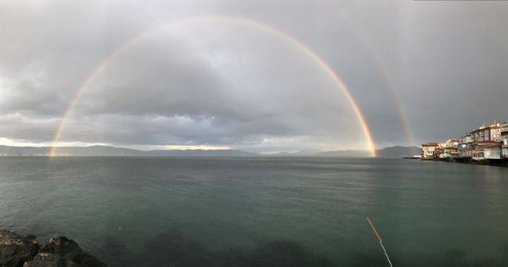 İstanbul'da beliren gökkuşağı kendine hayran bıraktı - 5