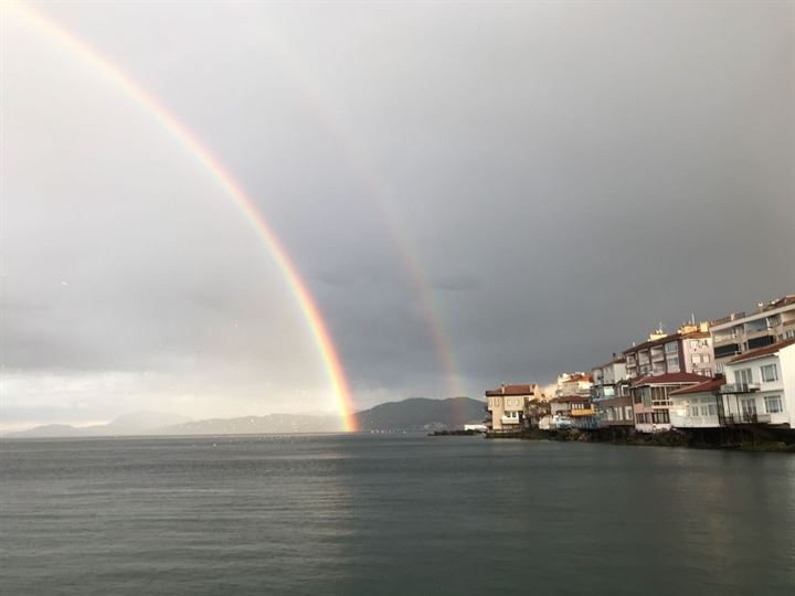 İstanbul'da beliren gökkuşağı kendine hayran bıraktı - 6