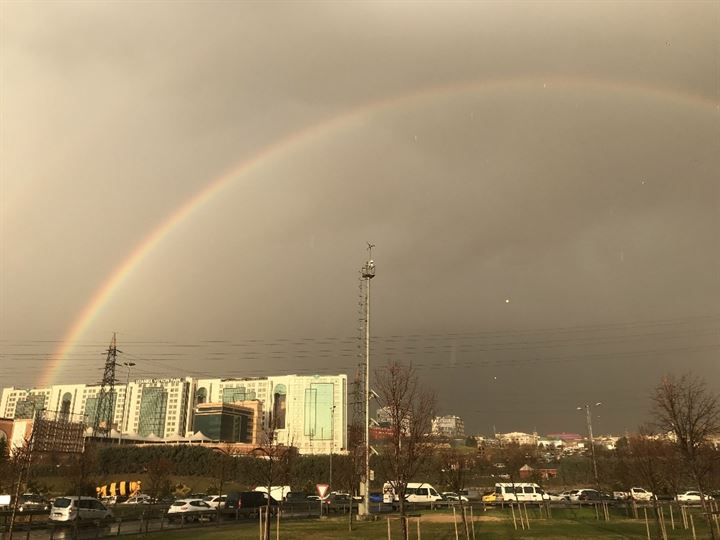 İstanbul'da beliren gökkuşağı kendine hayran bıraktı - 12