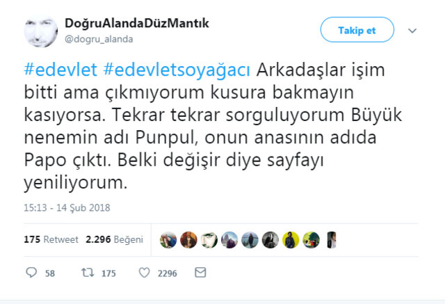 e-Devlet'in soyağacı sorgulamasında rastlanan değişik isimler - 2
