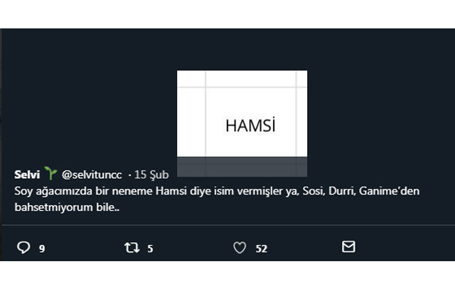 e-Devlet'in soyağacı sorgulamasında rastlanan değişik isimler - 19