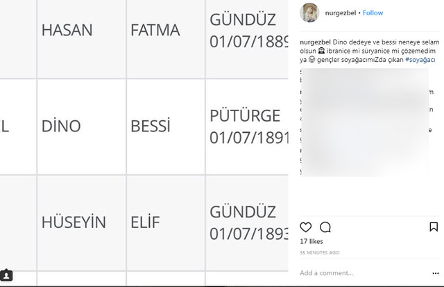 e-Devlet'in soyağacı sorgulamasında rastlanan değişik isimler - 24