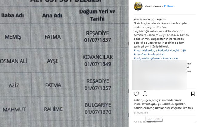 e-Devlet'in soyağacı sorgulamasında rastlanan değişik isimler - 29