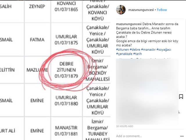 e-Devlet'in soyağacı sorgulamasında rastlanan değişik isimler - 33