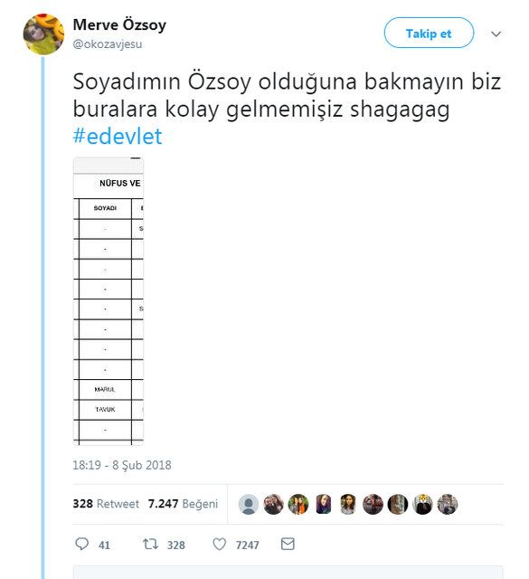 e-Devlet'in soyağacı sorgulamasında rastlanan değişik isimler - 38
