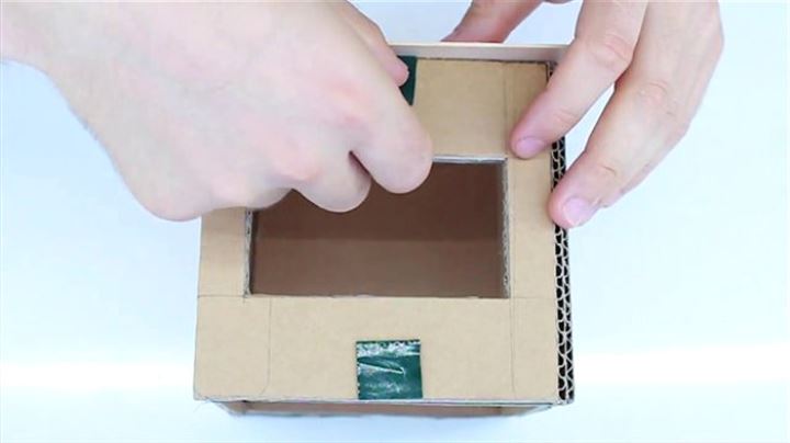 Evdeki malzemelerden klima yaptı - 7