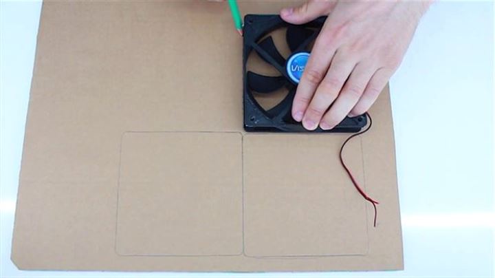 Evdeki malzemelerden klima yaptı - 15