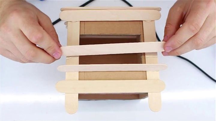 Evdeki malzemelerden klima yaptı - 16