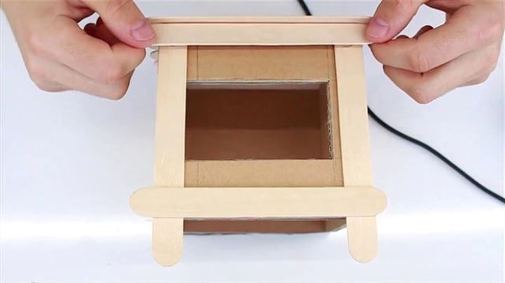 Evdeki malzemelerden klima yaptı - 23