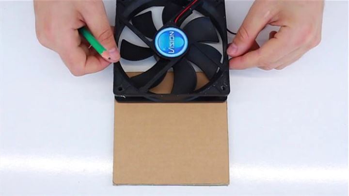 Evdeki malzemelerden klima yaptı - 24