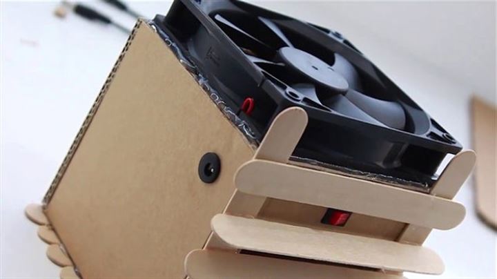 Evdeki malzemelerden klima yaptı - 28